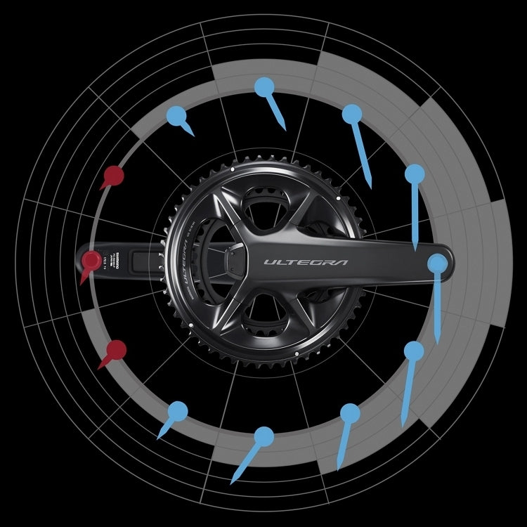 Shimano Ultegra Dual-Sided Power Meter HOLLOWTECH II Road Crankset 2x12-Speed