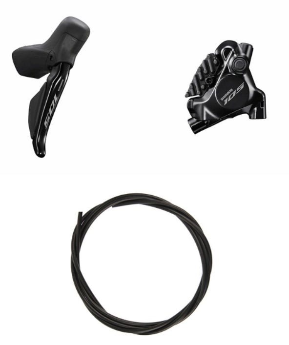 Shimano 105 Di2 Shifter ST-R7170 Right Lever w/BR-R7170 Front Disc Brake 2x12 Speed