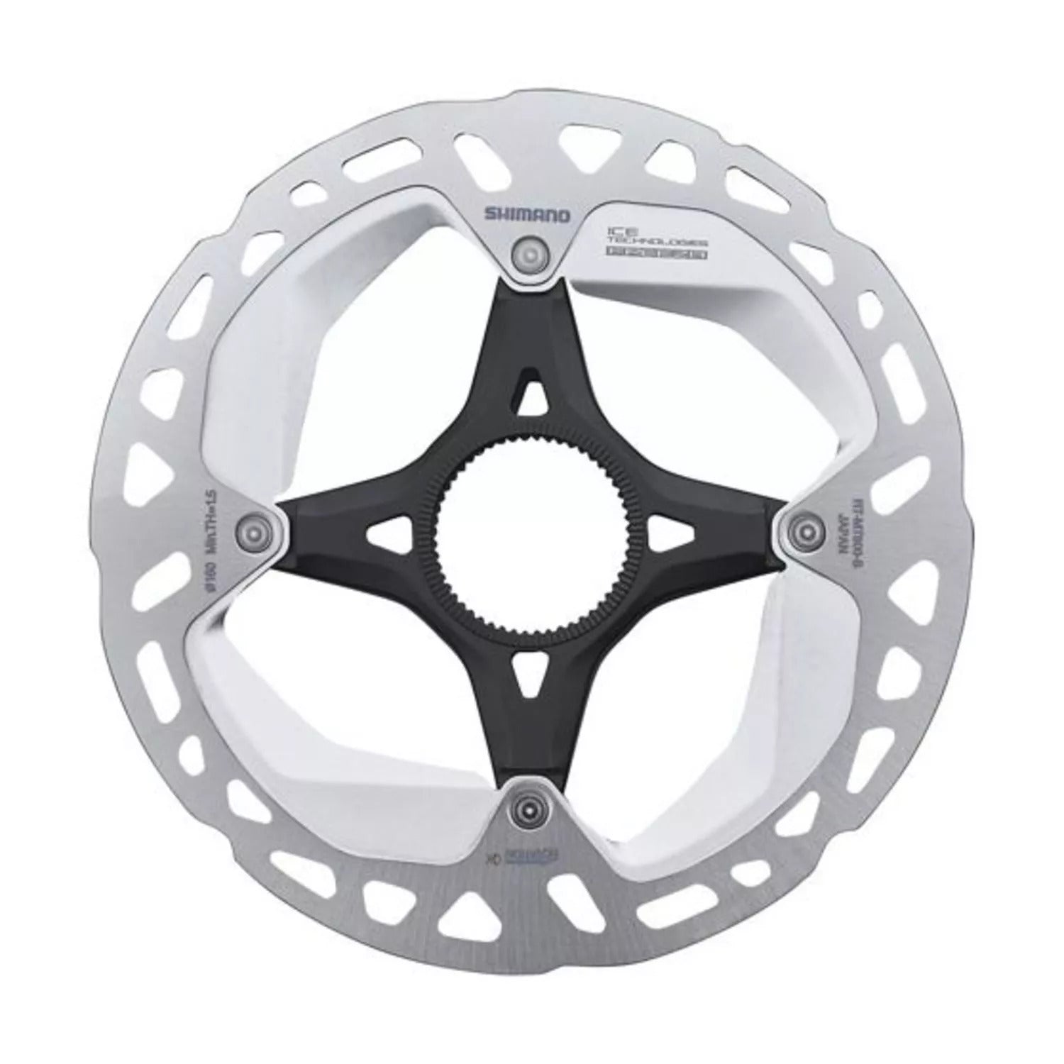 Shimano SM-MT800 Disc Rotor 160mm S XT ICE-TECH CENTERLOCK INTERNAL SERRATION W/LOCKRING