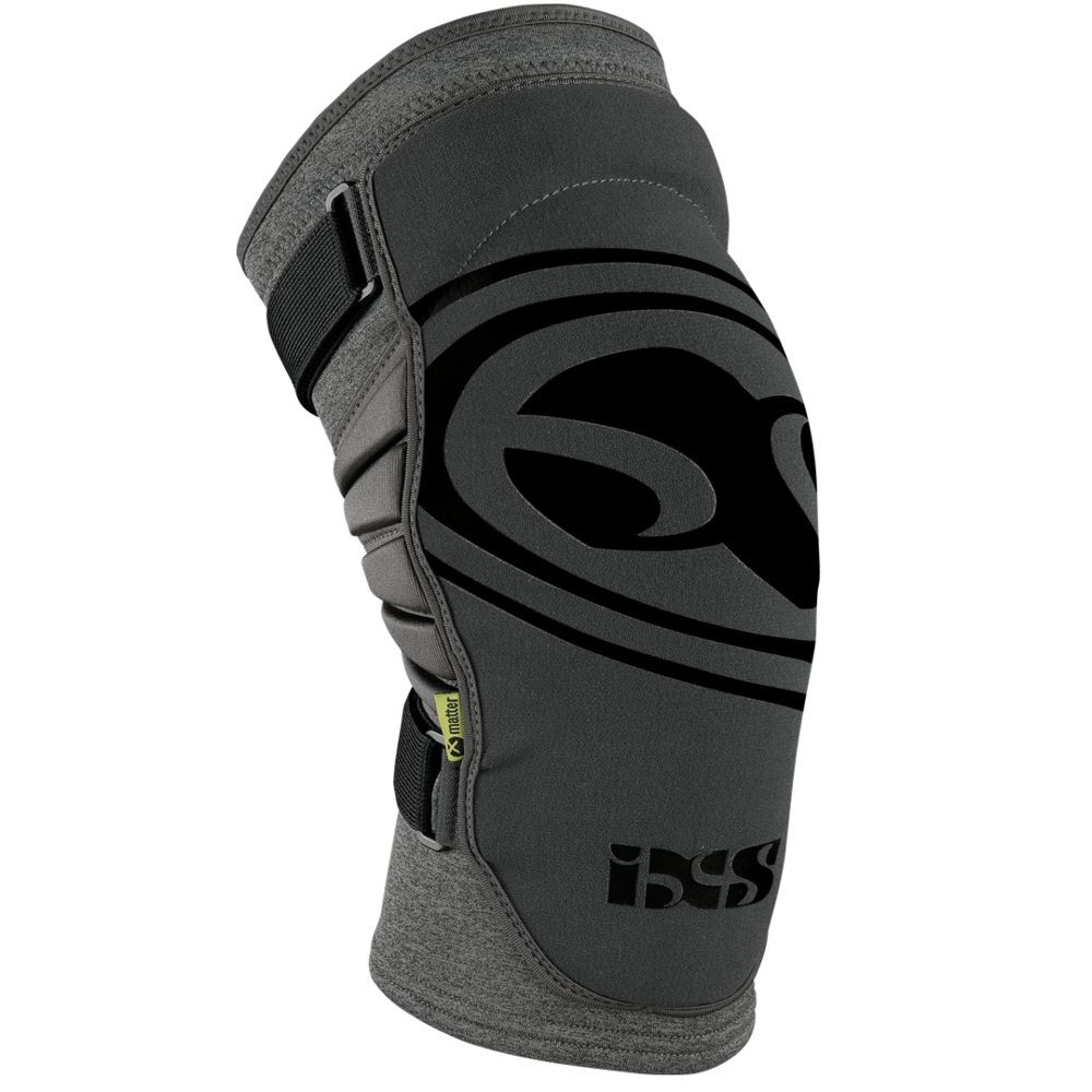 iXS Carve EVO+ Knee Pads Grey Large