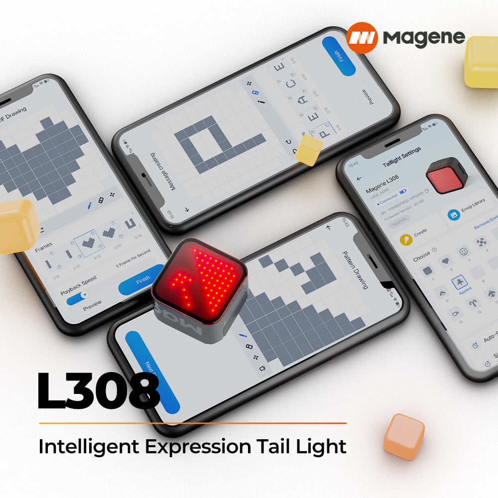 Magene L308 Intelligent Expression Rear Tail Light