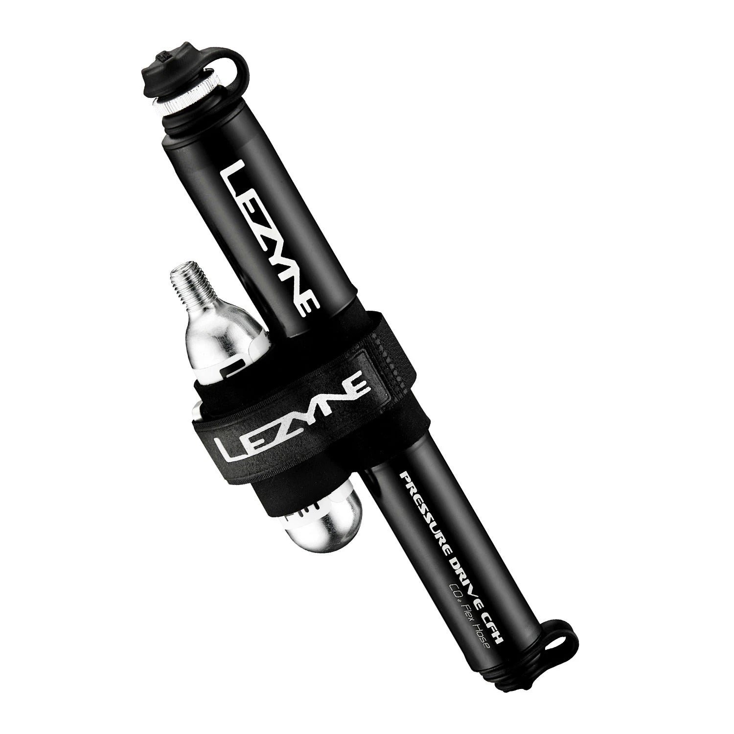 Lezyne Pressure Drive CFH CO2 & Pump Combo w Threaded Connection