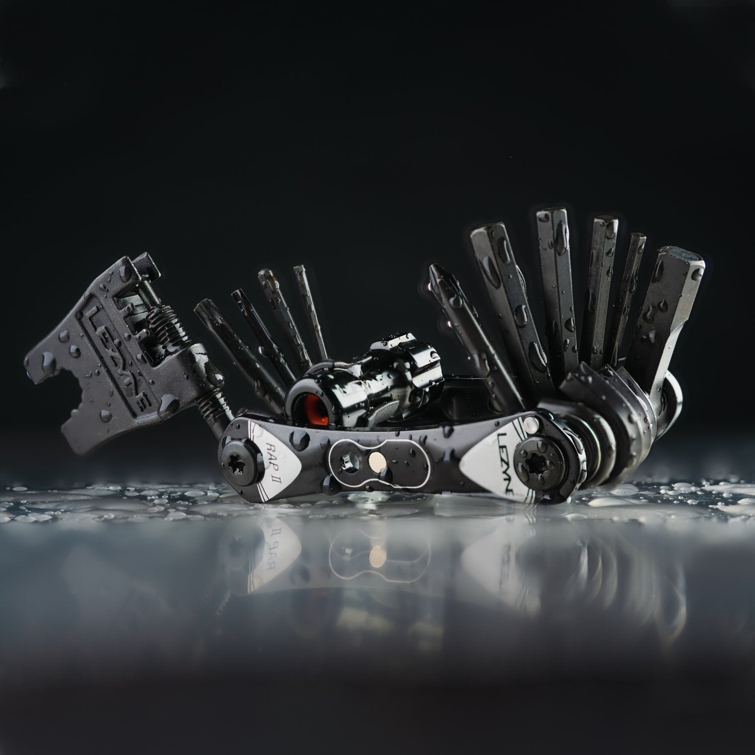 Lezyne RAP II 19 CO2 Multi Tool - Black Anodised