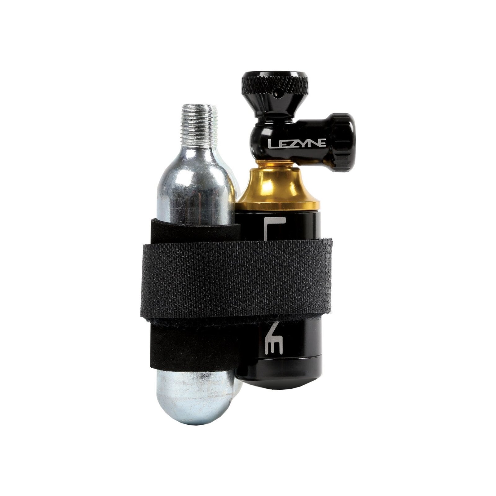 Lezyne Tubeless C02 Blaster Kit - Black/Gold w 2 x C02 20g Cannisters