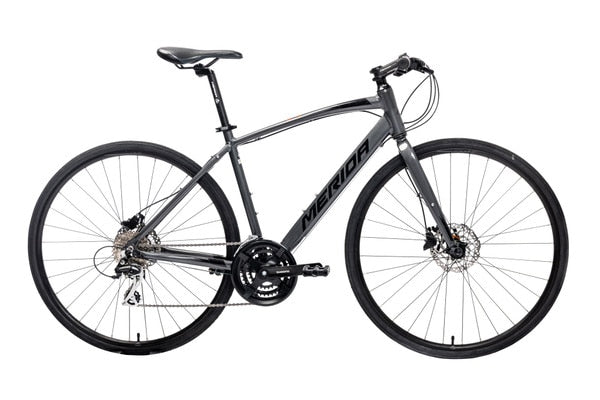 Merida Speeder 20 Flat Bar Road Bike Dark Silver - M