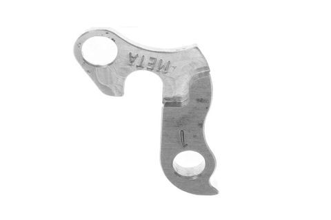 META CNC DERAILLEUR HANGER - Model 1, Material 6061 T651 Aviation Aluminium, CNC Machined, Silver