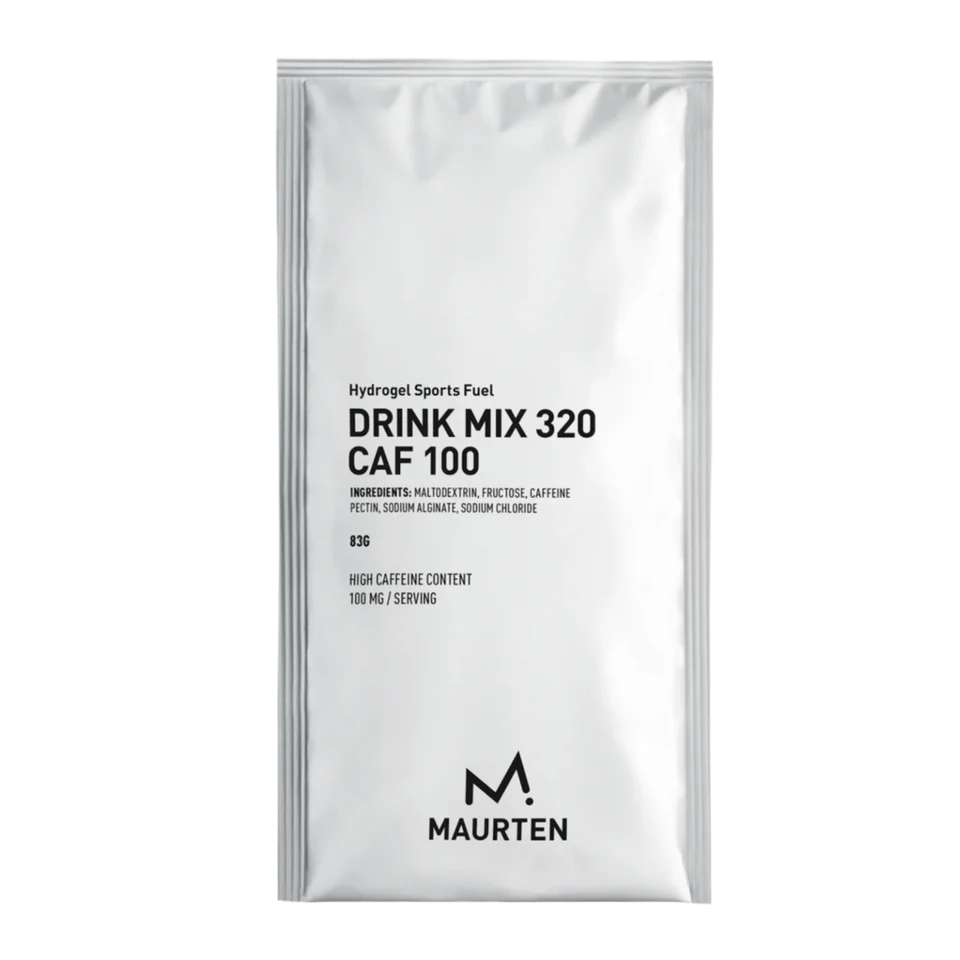 Maurten Drink Mix 320 Caf 100 – High-Carb Hydrogel Sports Drink with Caffeine (83g)