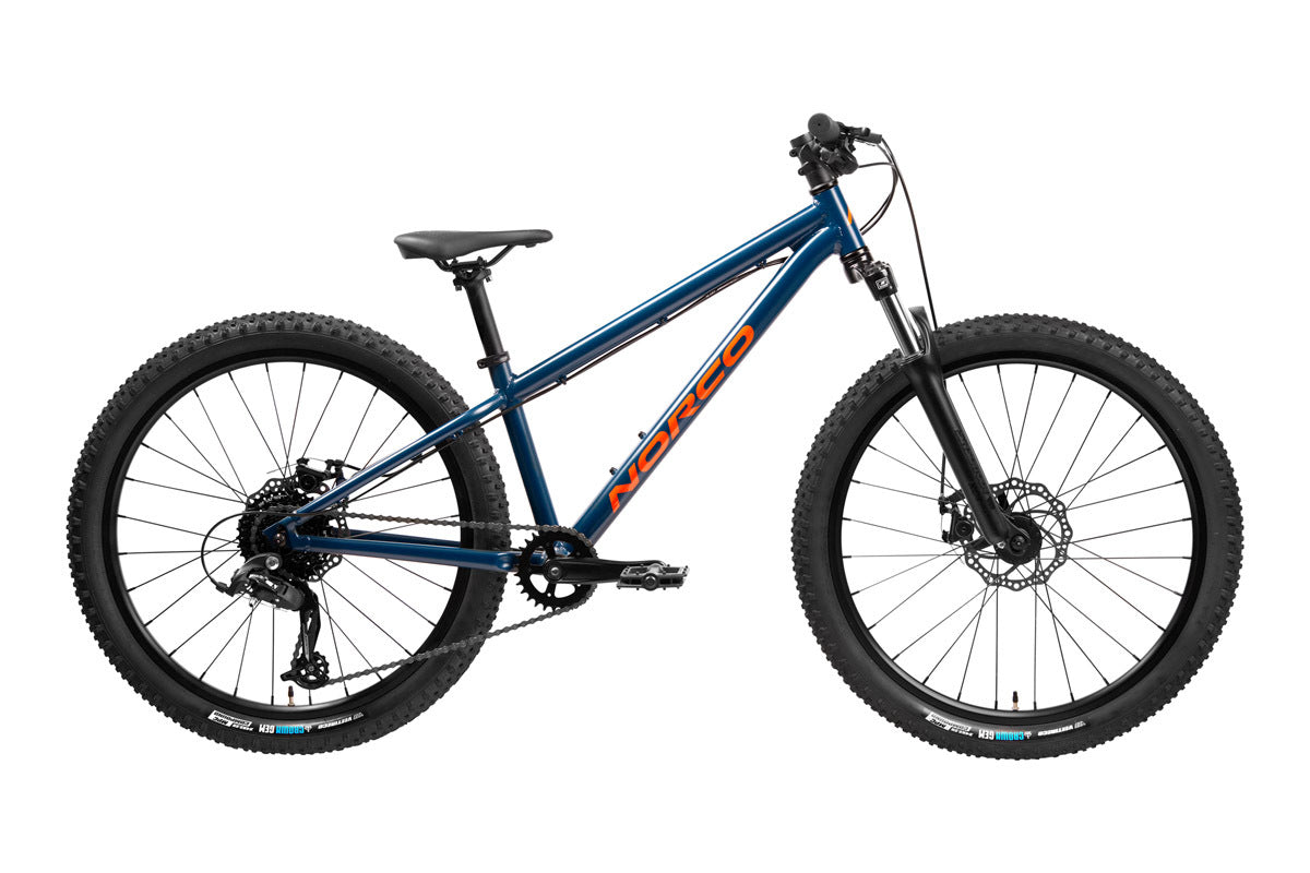 2023 Norco Fluid HT 24.2 Bike - Blue/Orange