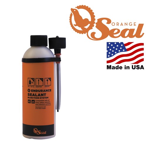 Orange Seal Endurance 8 oz (237 ml) bottle with injector — SKU OS86934