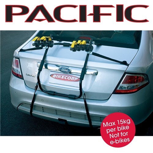 Pacific Rear Mount 3 Bike Boot Rack Bike Carrier