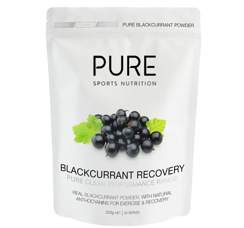 Pure Sports Nutrition Blackcurrant Recovery Powder 200g - SHORTDATED: BEST BEFORE 06JUN26