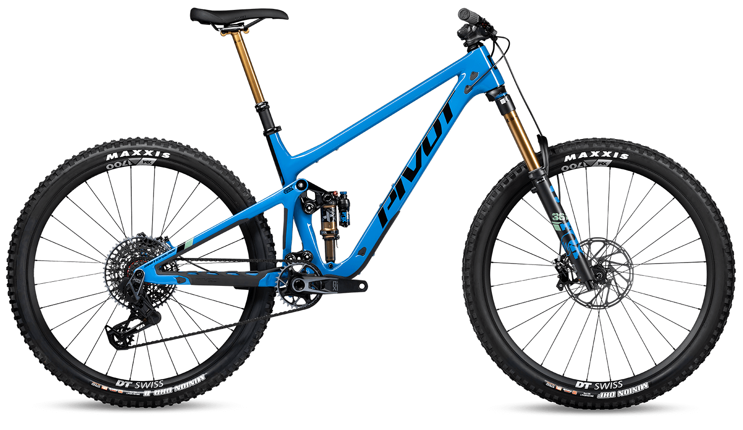 2024 Pivot Switchblade V6 Pro X0 Eagle Transmission - Neptune Blue - Medium