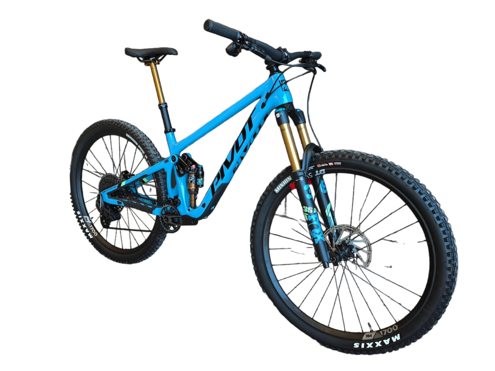2024 Pivot Switchblade V6 Pro X0 Eagle Transmission - Neptune Blue - Medium
