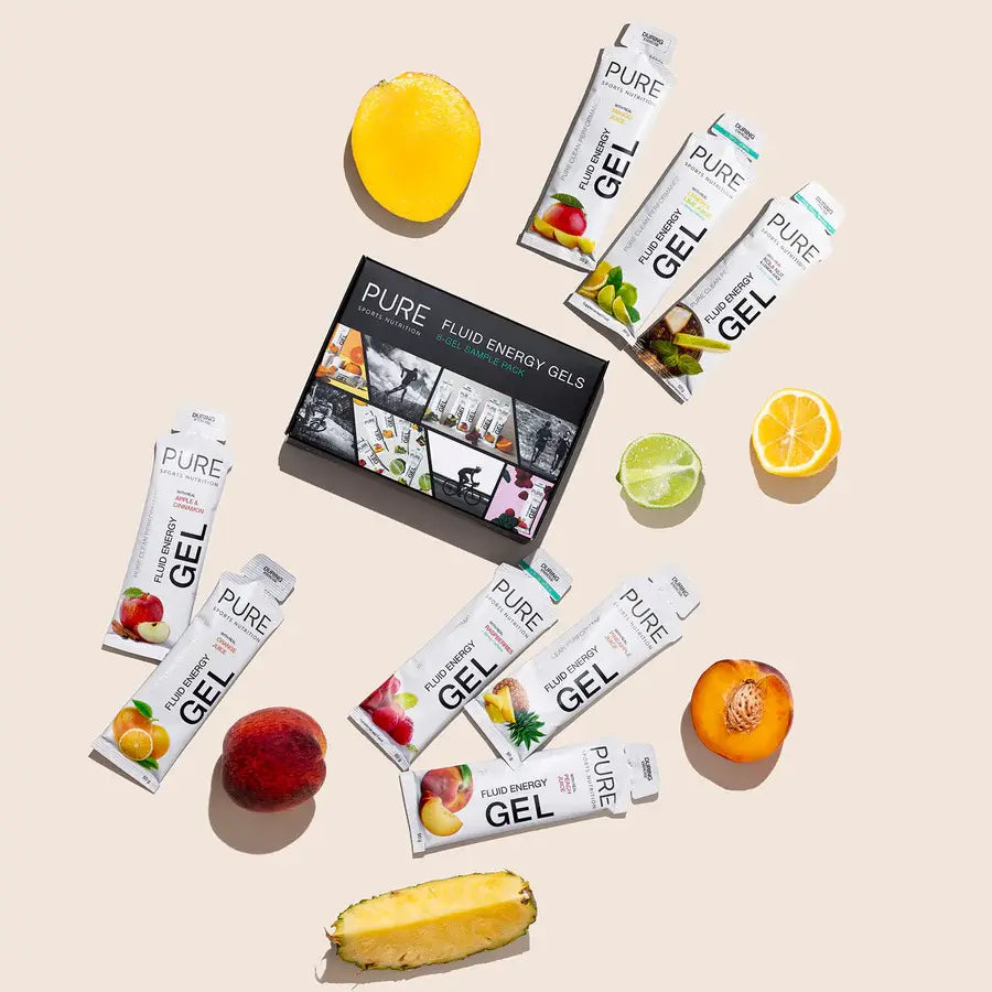 Pure Sports Nutrion 8-Gel Sample Pack - 50g Fluid Energy Gels