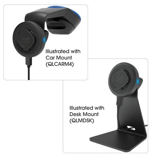 Quad Lock Wireless Charging Head - Car/Desk