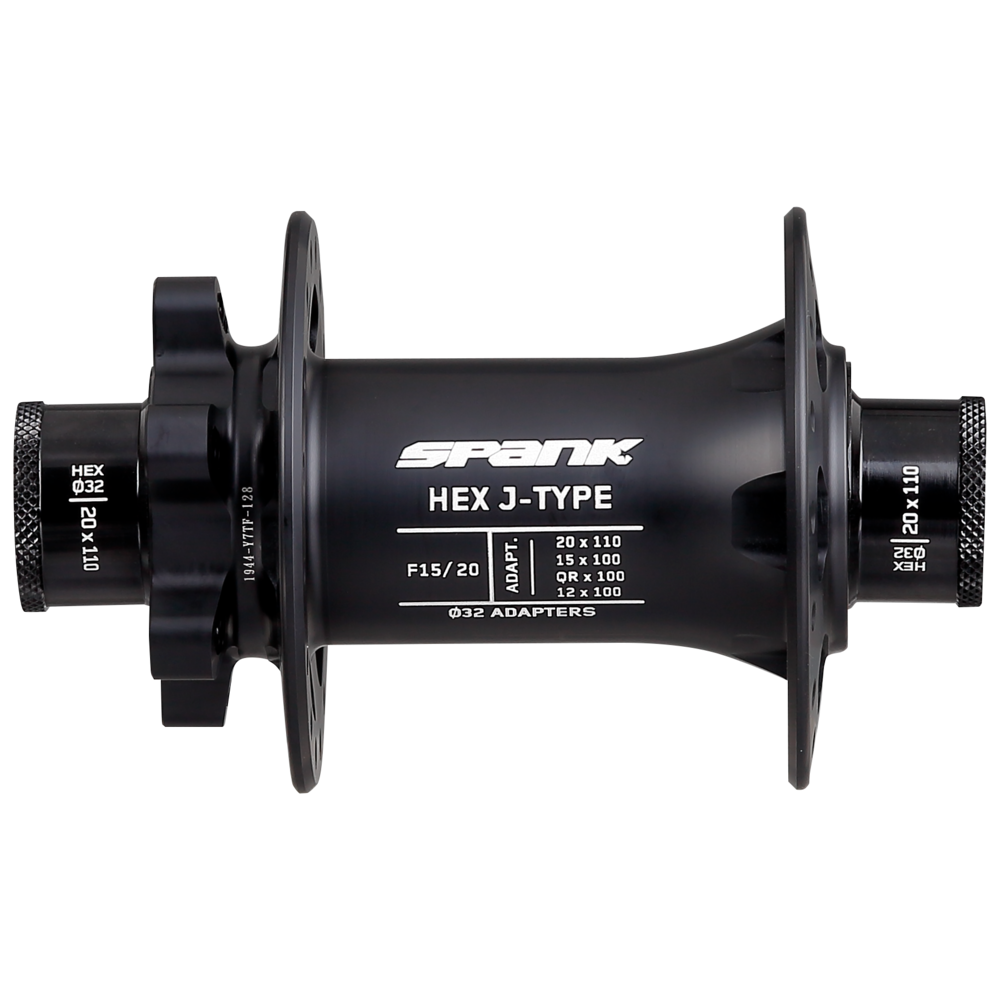 Spank Hex J-Bend Front Hub F15/20 32H Black