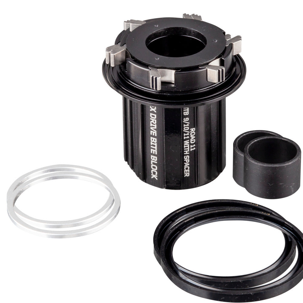 Spank Hex Rear Hub HGR Alloy Anti-Bite Freehub Body & Spacer Ring