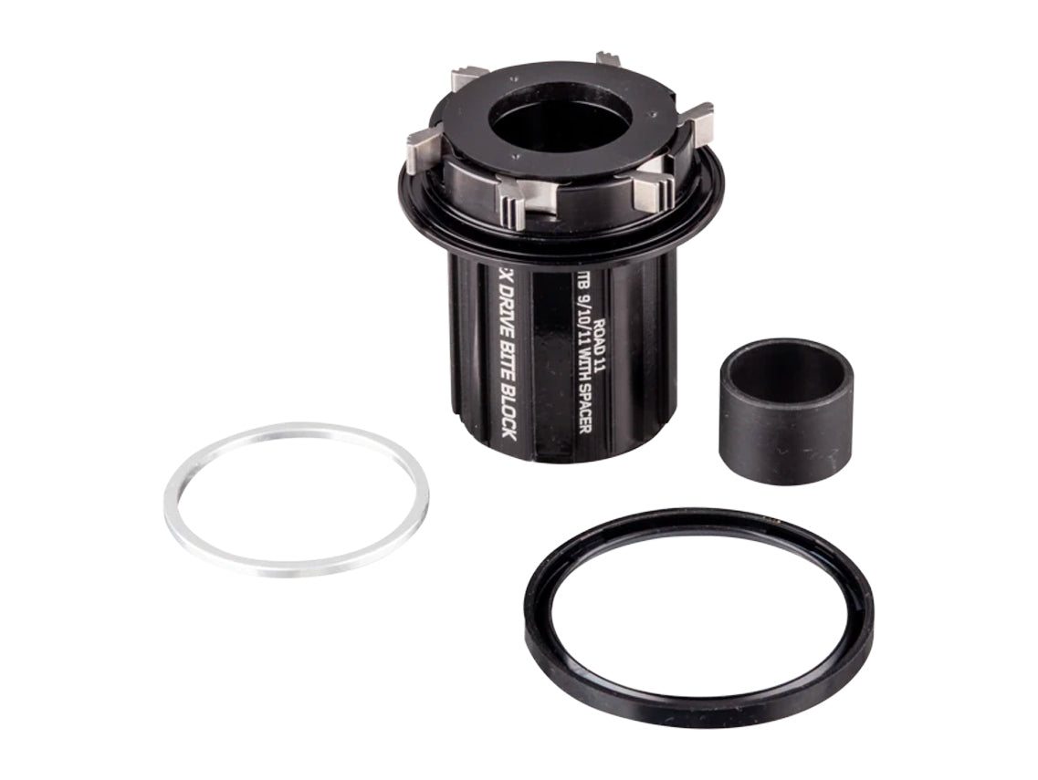 Spank Hex Rear Hub HG Steel Anti-Bite Freehub Body & Spacer Ring