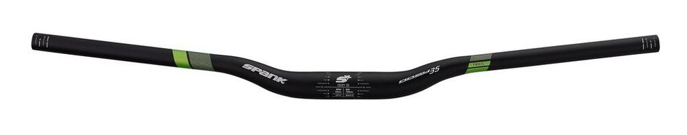 Spank Oozy 35 Bar Rise:25mm Black/Green