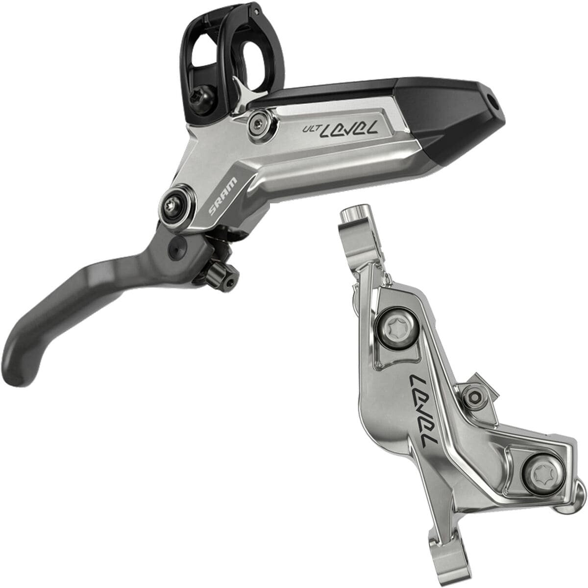Sram Level Ultimate Stealth 4 Piston Hydraulic MTB Disc Brake Lever and Caliper - Front