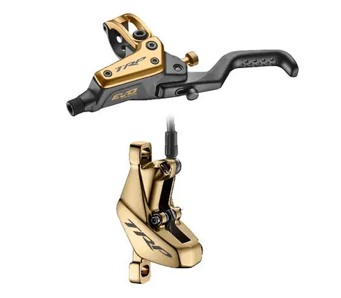 TRP DHR EVO PRO Disc Brake Set - Black/Gold