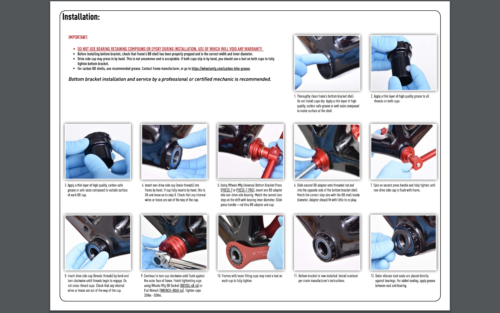 Wheels Manufacturing BBright-Outboard w Ceramic Bearings - Shimano