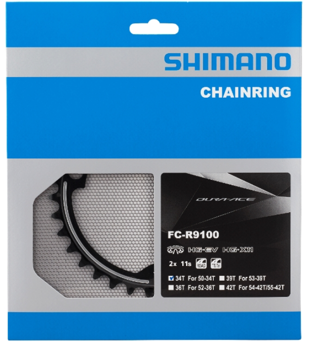 Shimano Dura-Ace FC-R9100 34T Chainring MS for 50-34T