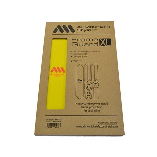 All Mountain Style Honeycomb Frame Guard XL - Yellow Orange