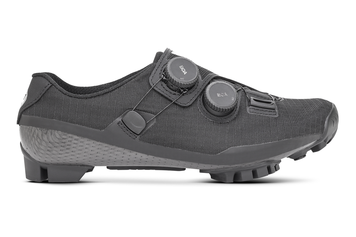 Bont Vaypor SL G Black gravel and MTB cycling shoe, outer side view