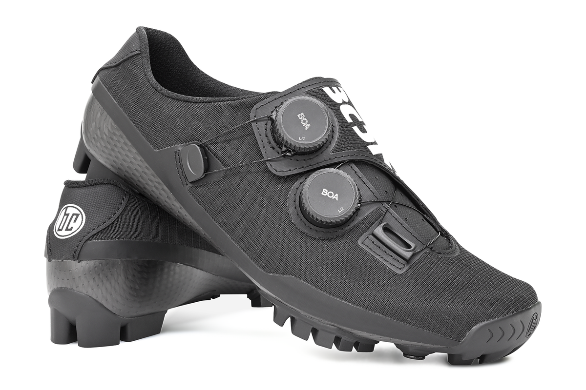 Bont Vaypor SL G Black gravel and MTB cycling shoe, pair view