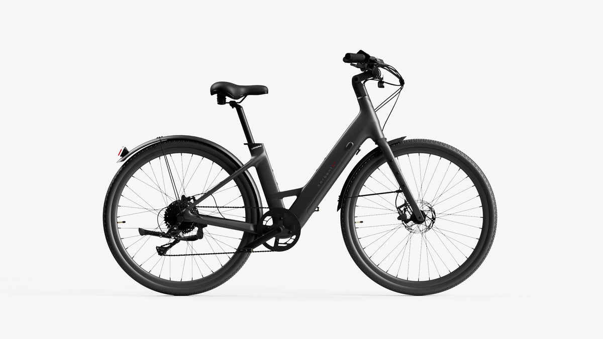 carbon classic step through black 1