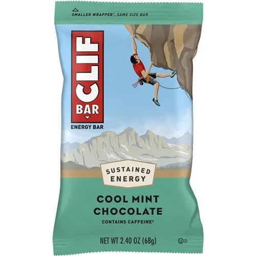 Clif Bar Cool Mint Chocolate 68g (49mg caffeine)