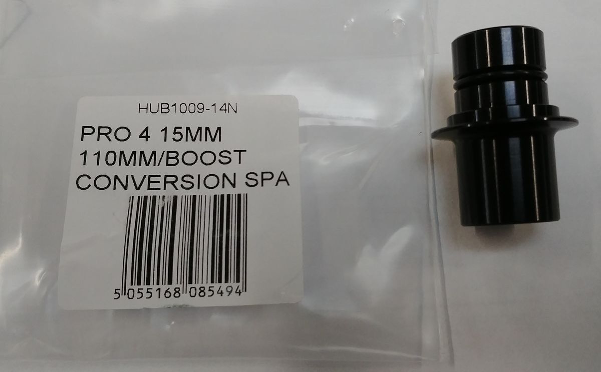 Hope HUB1009-14N boost conversion spacer and product packaging