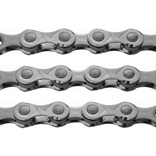KMC E12 EPT 12-speed e-bike chain, 130 links, dark silver