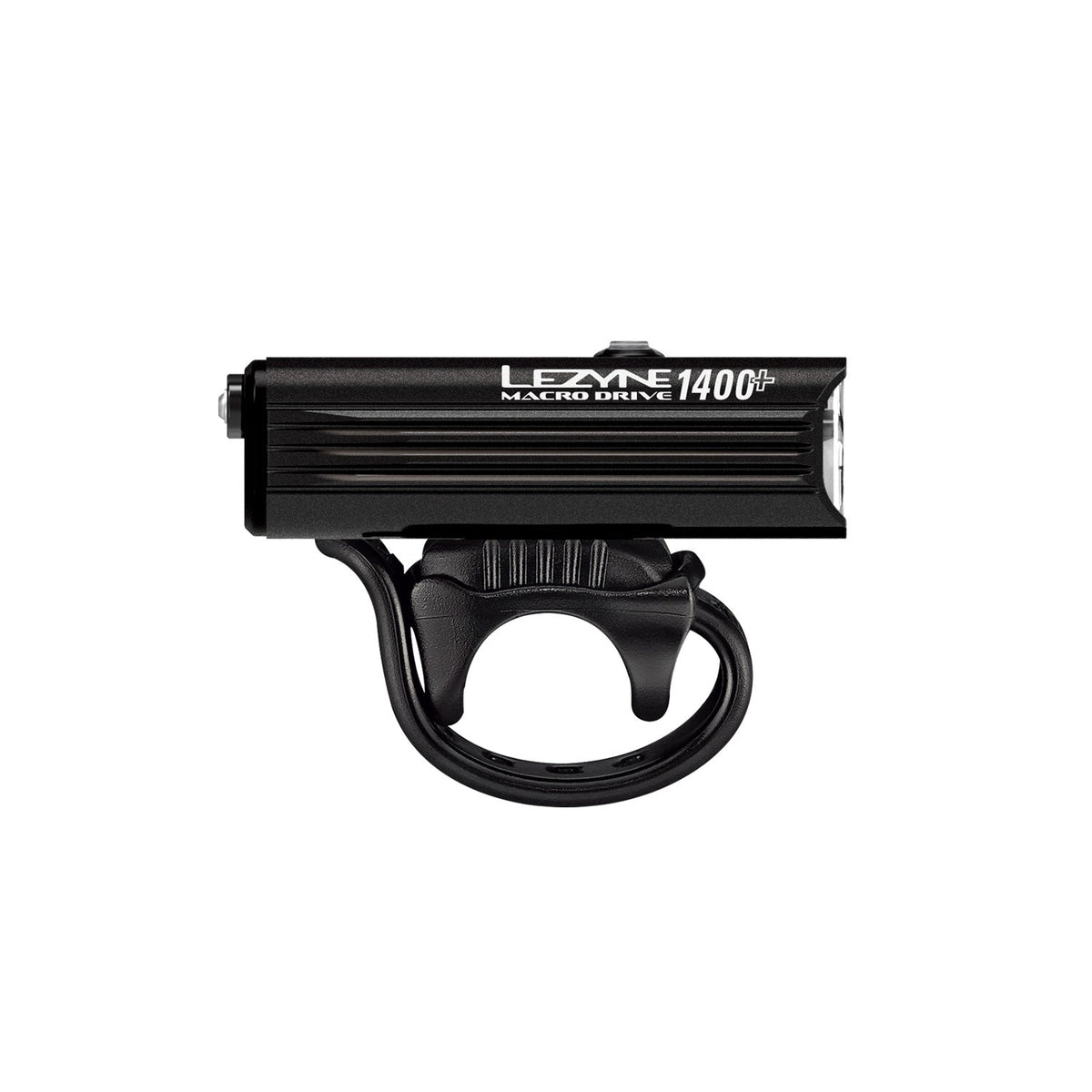 Lezyne Macro Drive 1400+ front light - side view and mounting strap