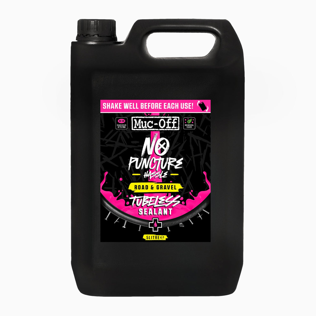 Muc-Off No Puncture Hassle Road & Gravel Tubeless Sealant – 5L container