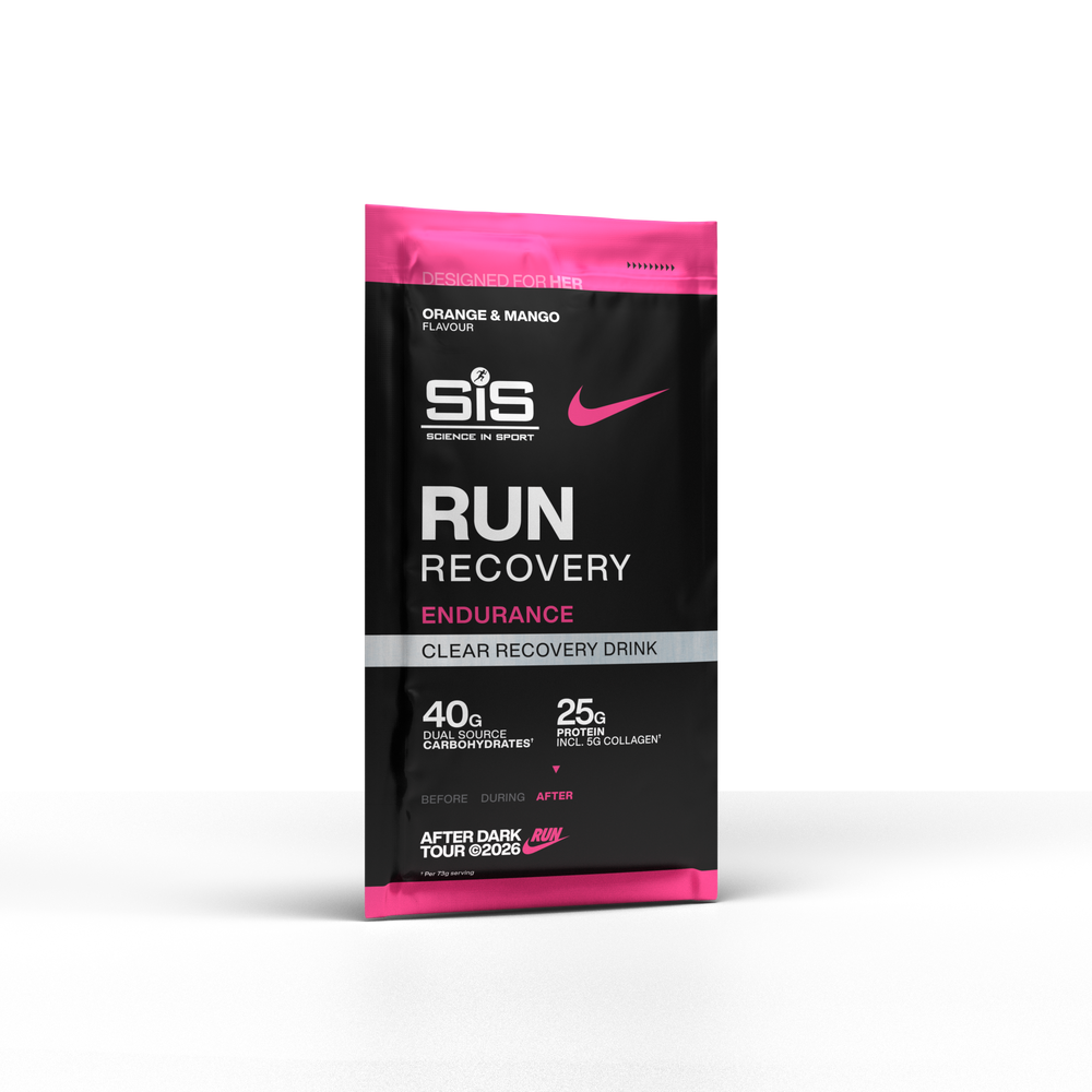 Nike Run Recovery Endurance Orange sachet, product packaging