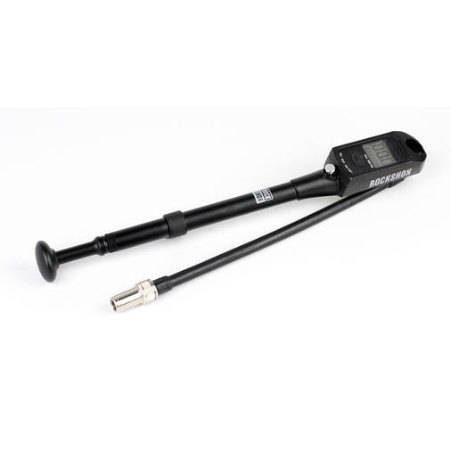 RockShox high-pressure fork and shock pump with digital gauge, 300 PSI