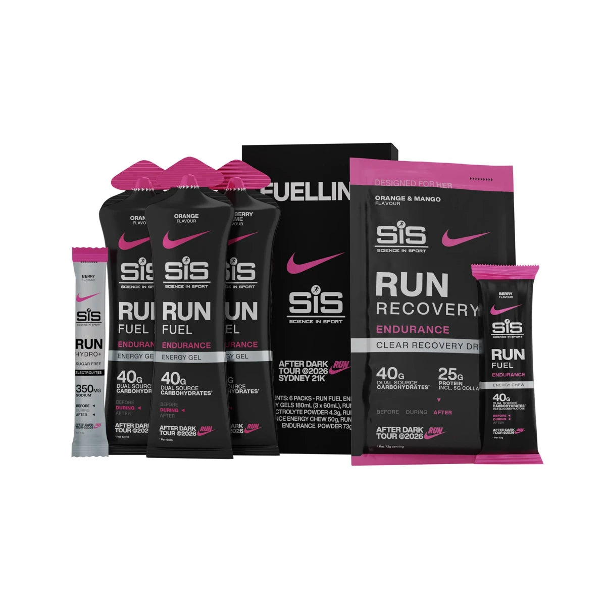 Science in Sport Nike Fuelling Pack Sydney cycling nutrition bundle