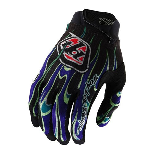 Troy Lee Designs 25.1 Youth Air Glove Torched Black/Purple, front view
