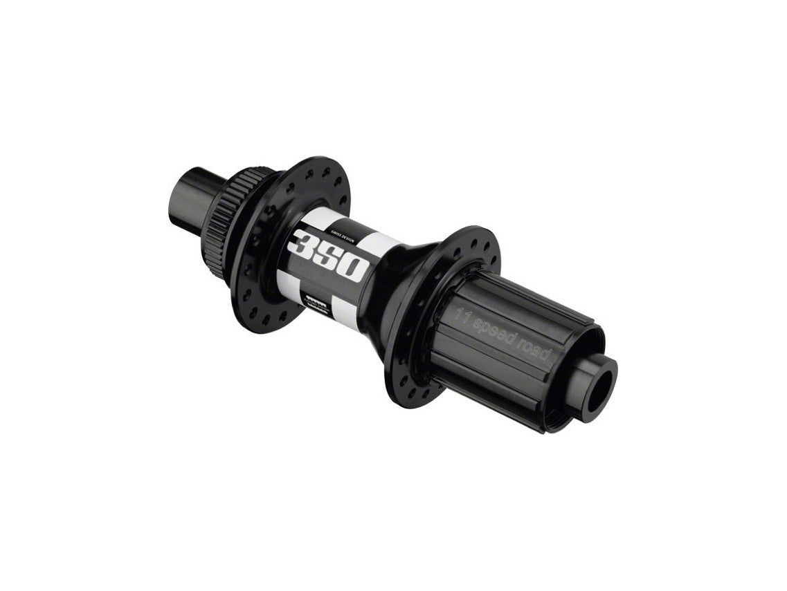 DT Swiss 350 Center Lock rear hub, black, 24 hole