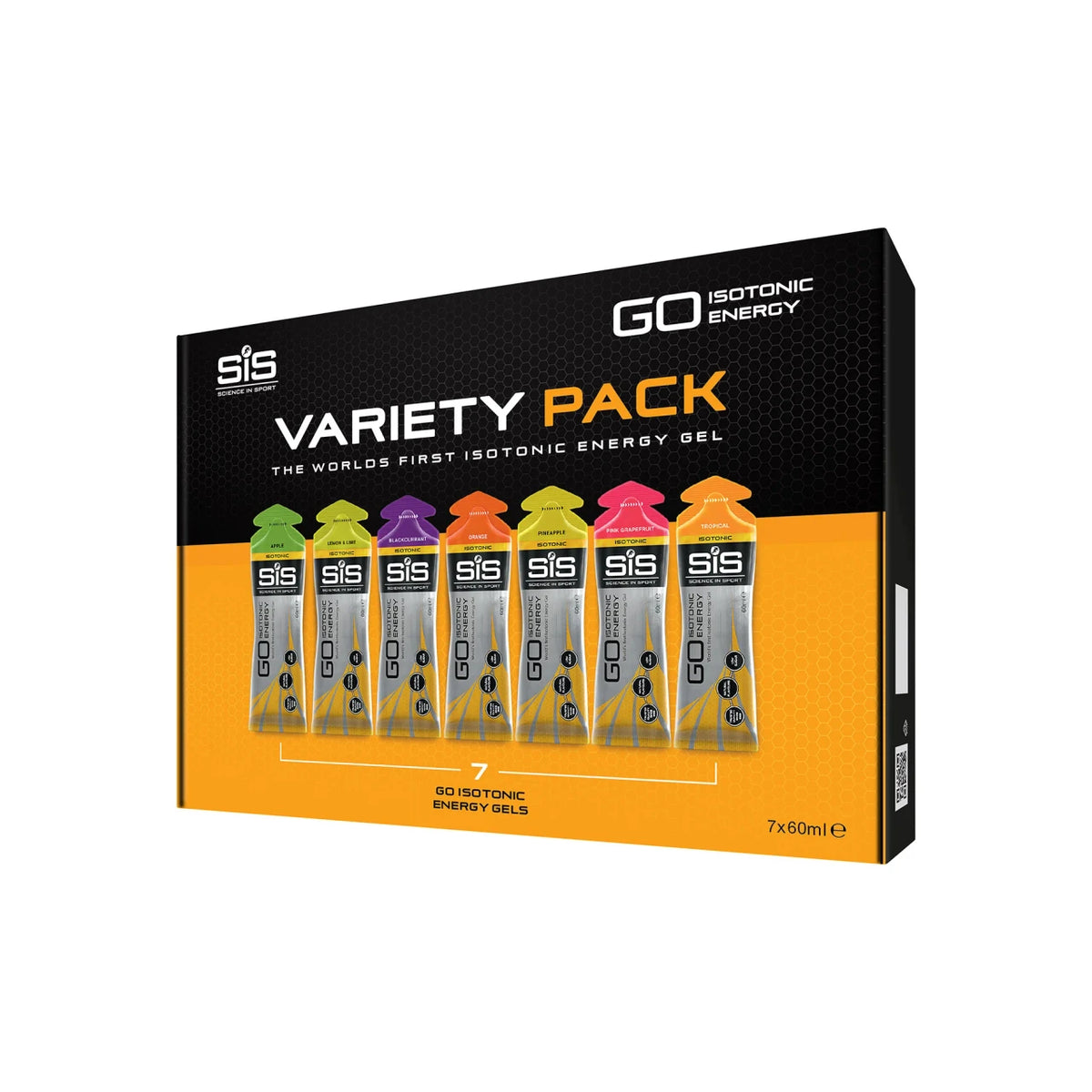 Science in Sport GO Isotonic Energy Gel Variety Pack, 7 x 60ml
