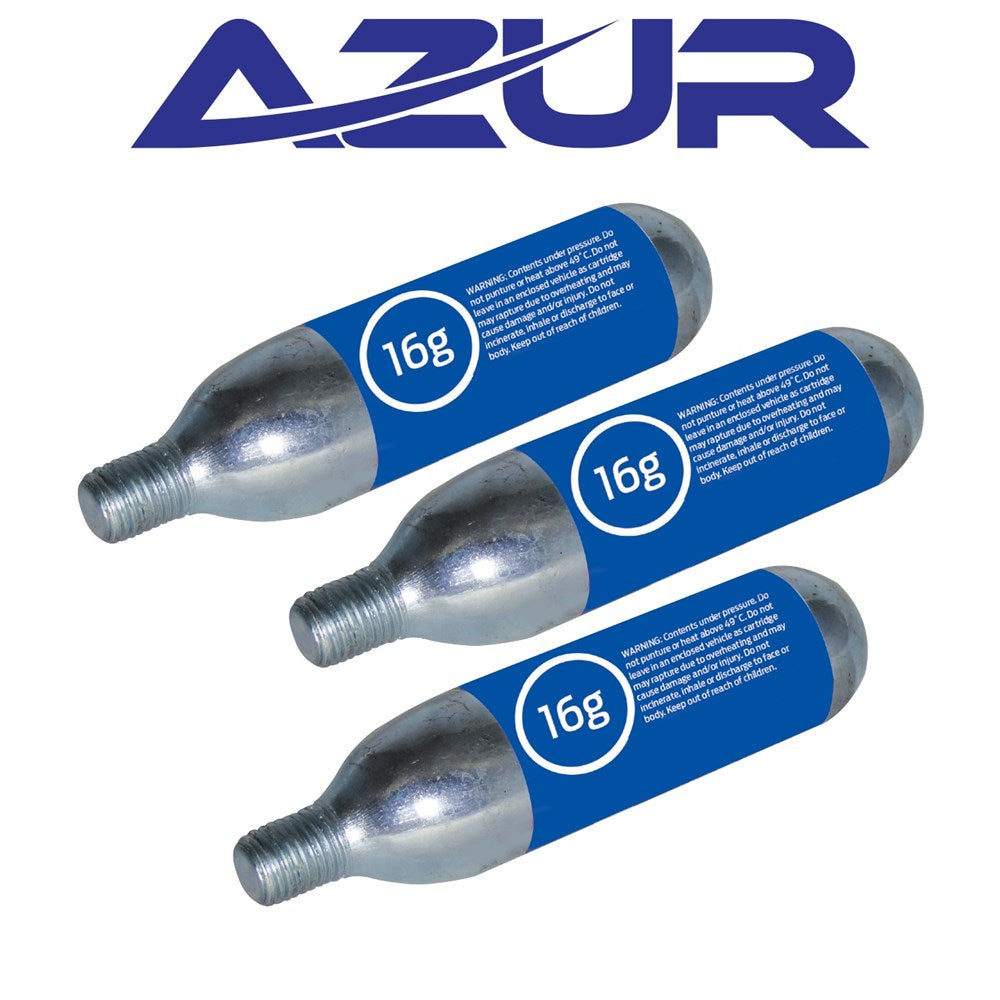 Azur CO2 Air Cartridge 16G, 3 pack