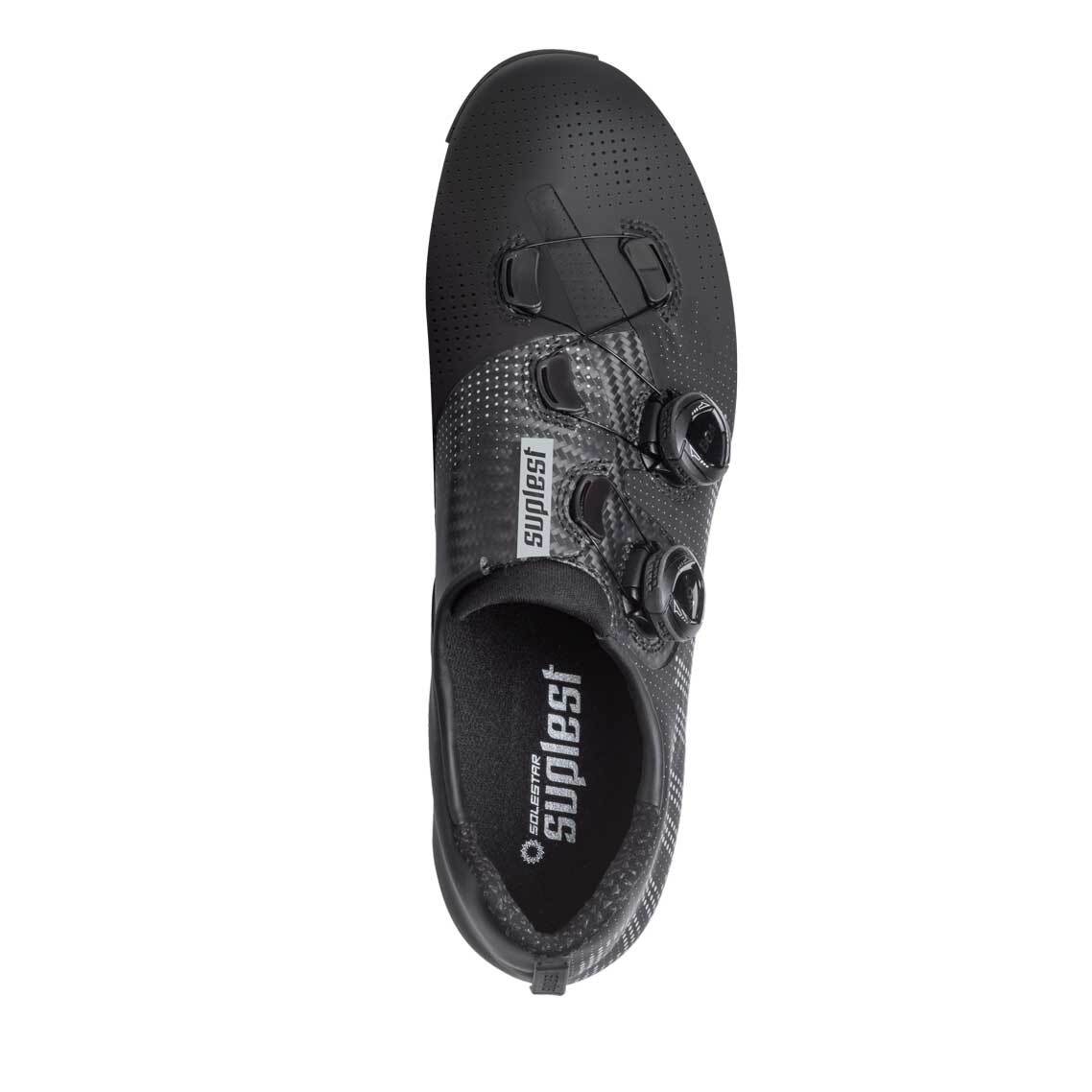 2020 Suplest Edge+ Pro Road Carbon Cycling Shoes Black 40