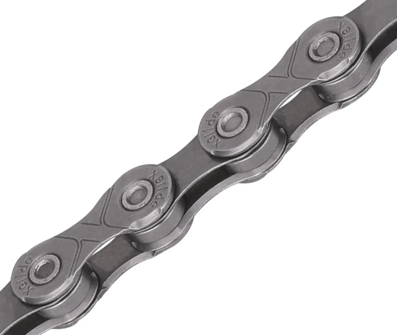 KMC XGlide X-Series 9/10/11 Speed Chain – Silver EcoProTeQ Coating – 126 Links