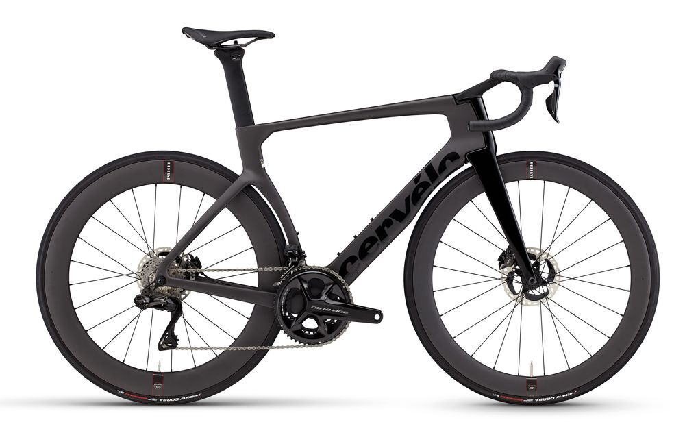 2023 Cervelo S5 Dura-Ace Di2 Five Black - Aero Road Bike [Size: M (54cm)] [Colour: Black]