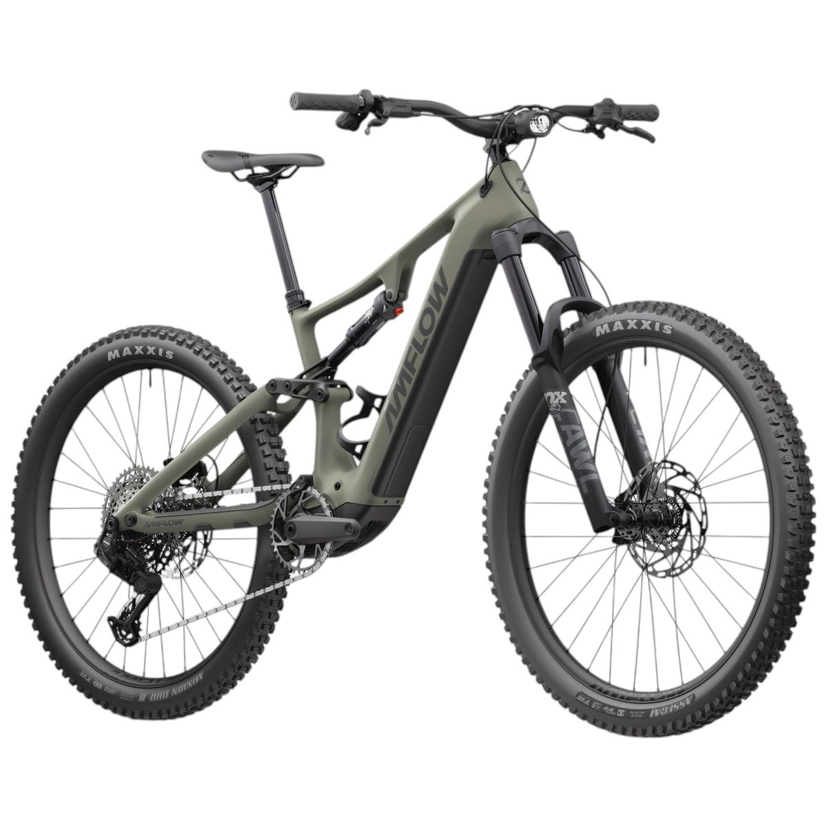 2027 Amflow PR Carbon E-MTB - Moss Green