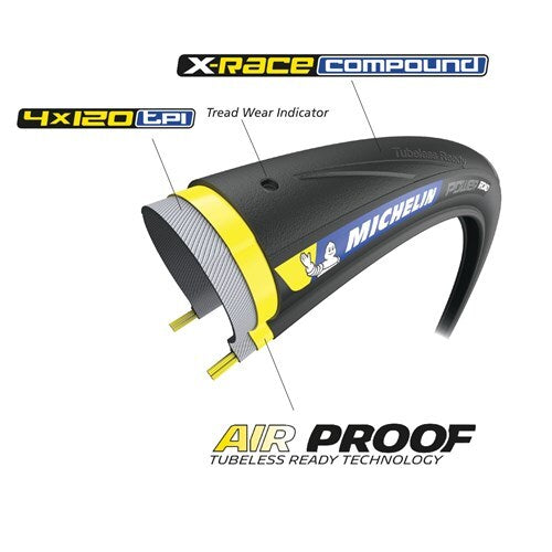 Michelin Power Road TLR Tubeless Road Tyre