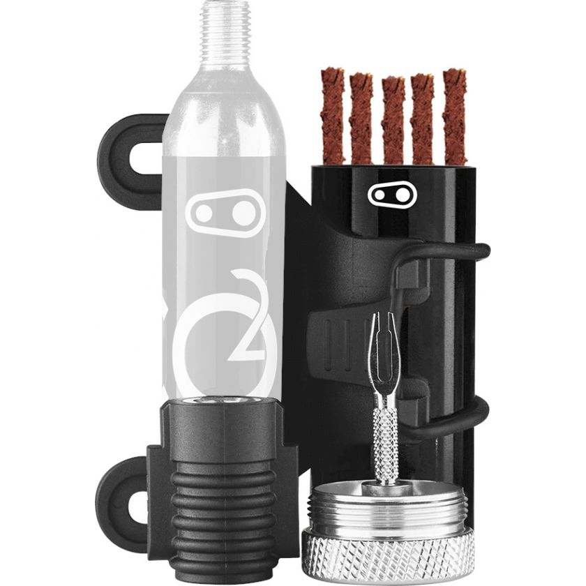 Crankbrothers Cigar Tool Compact Tubeless Tyre Repair Kit [Colour: Black/Silver]