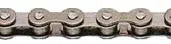 YBN Bicycle Chain 1/2 x 1/8 x 126L, Single Speed, Brown/Dark Silver
